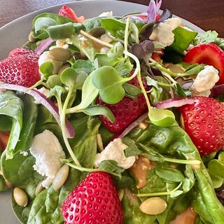Spinach & Strawberry Salad